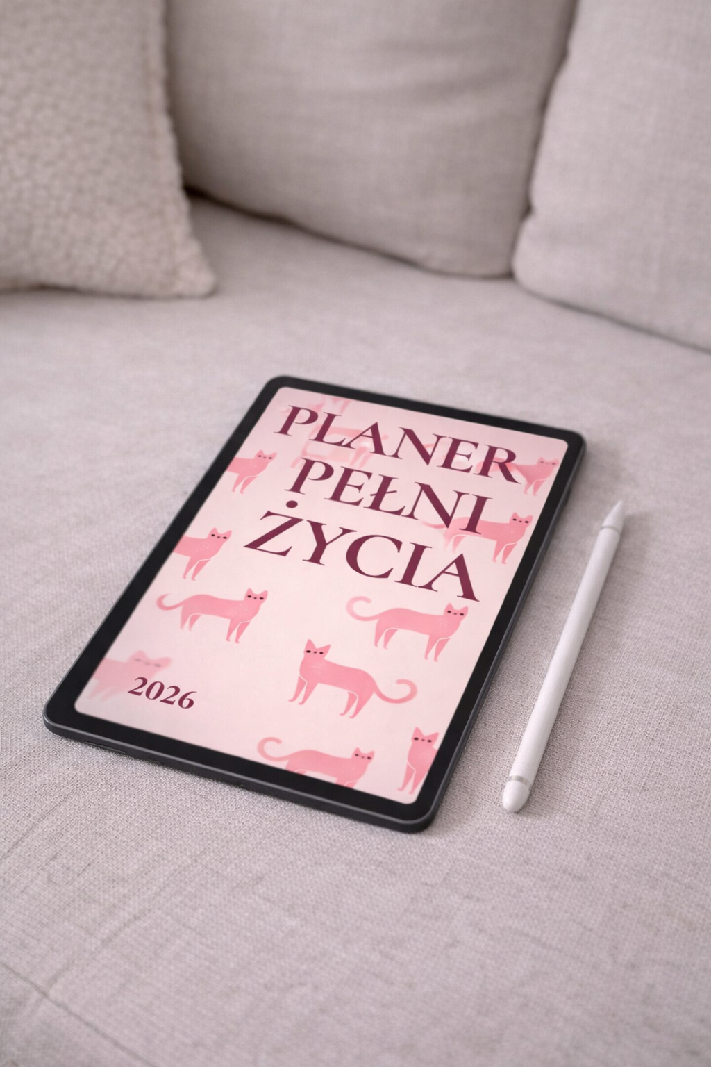 Cyfrowy Planer 2026 Cat / PDF do druku