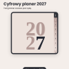 Cyfrowy Kalendarz 2027 / PDF do druku - Dobry Kierunek – podgląd strony planera 1