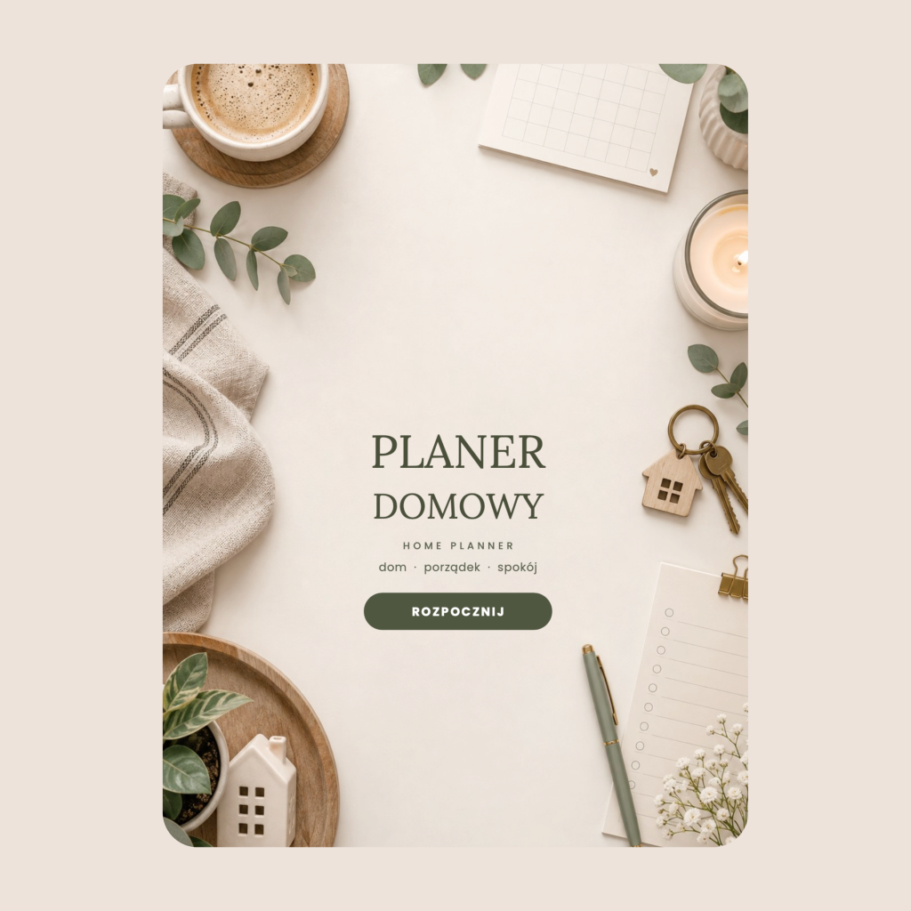 Planer Domowy (wersja zielona)