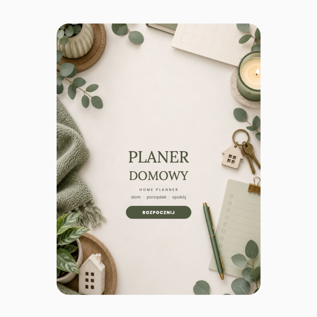 Planer Domowy (wersja zielona)