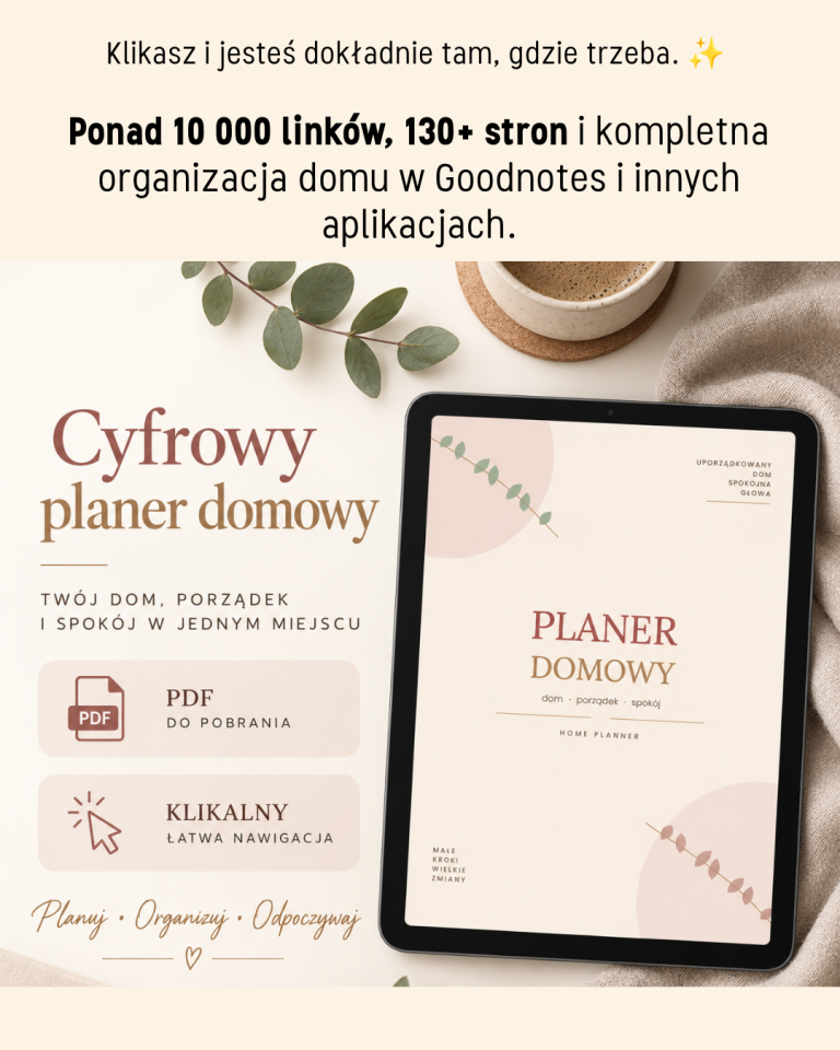 Planer Domowy – podgląd strony planera 9