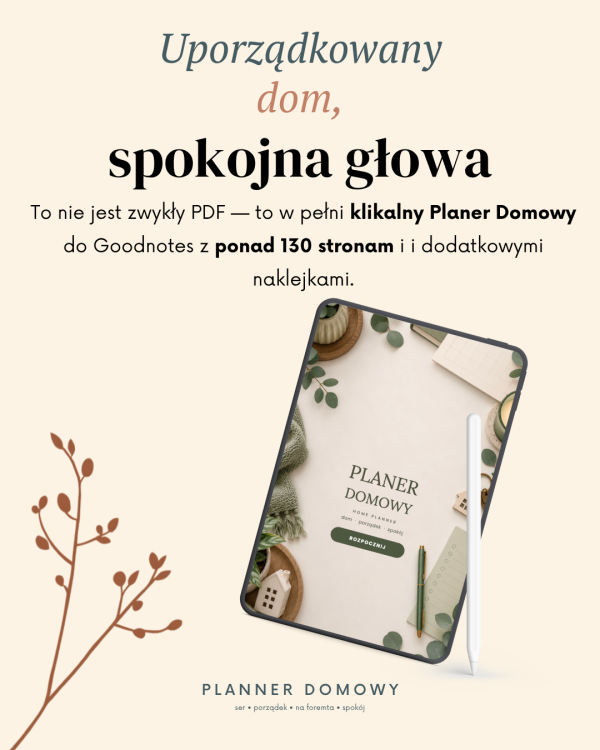 PAKIET Dom & Budżet - Planer Domowy, Kulinarny i Budżetowy – podgląd strony planera 7