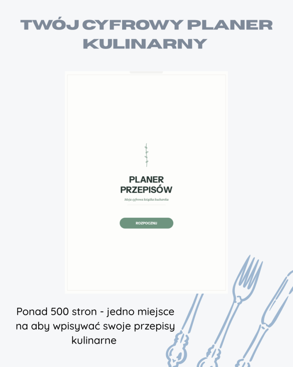 Planer Kulinarny - Moje Przepisy – podgląd strony planera 4
