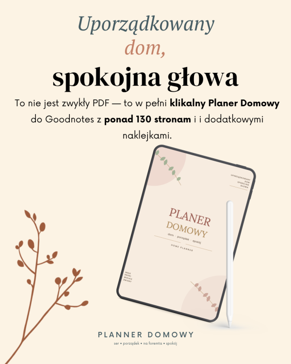 Planer Domowy – podgląd strony planera 8