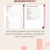 Planer Budżetowy – podgląd strony planera 6