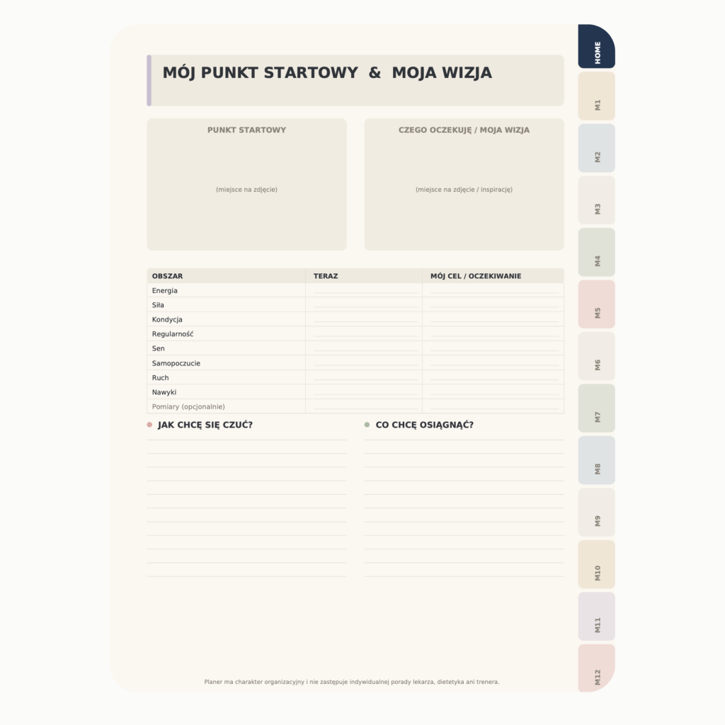 Cyfrowy Planer Studenta 2026/2027 (wersja beżowa)