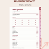 Planer Budżetowy – podgląd strony planera 2