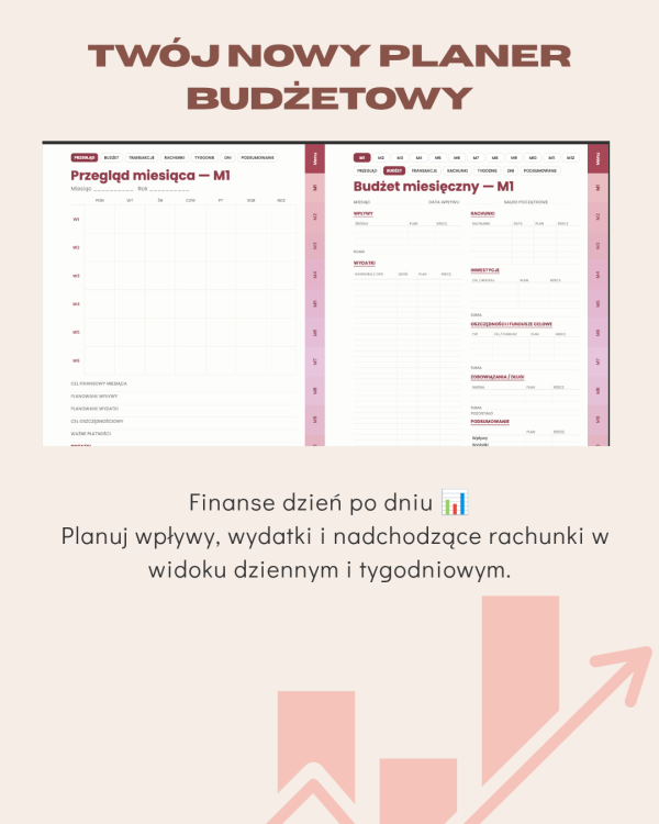 Planer Budżetowy – podgląd strony planera 5