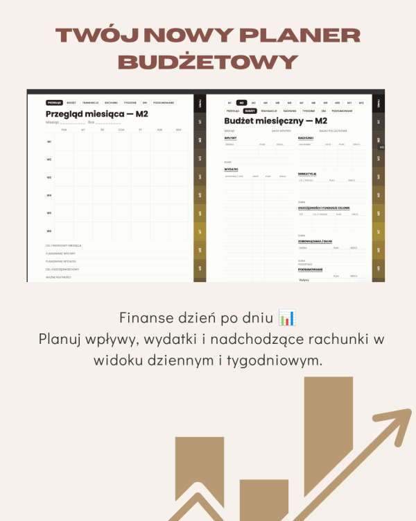 Planer Budżetowy – podgląd strony planera 3