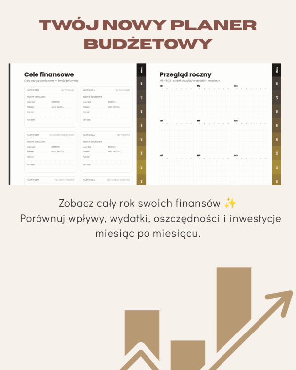Planer Budżetowy – podgląd strony planera 1