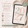 Cyfrowy Kalendarz 2027 / PDF do druku - Cicha Przystań – cyfrowy planer 2027, okładka planera