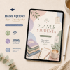 Cyfrowy Planer Studenta 2026/2027 (wersja pastelowa) – cyfrowy planer studenta, okładka planera