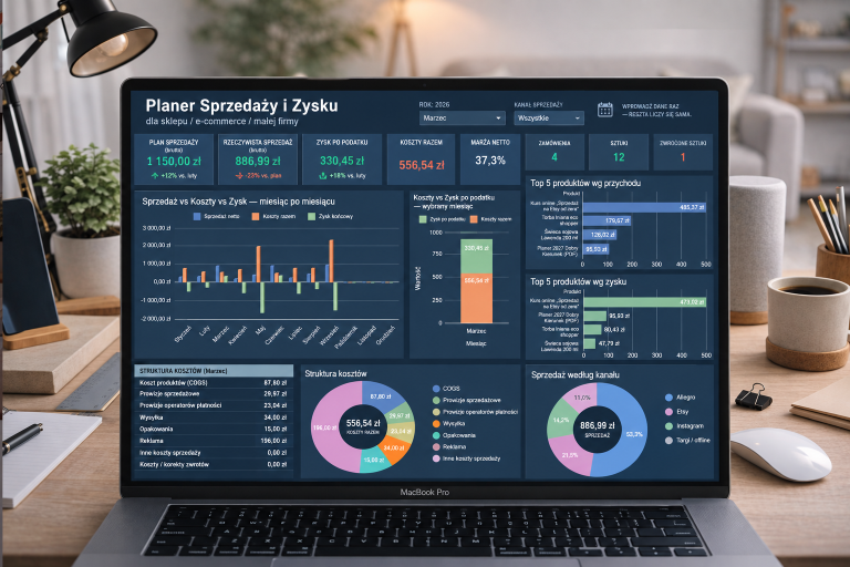 planer sprzedaży i zysku