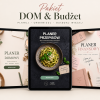 PAKIET Dom & Budżet - Planer Domowy, Kulinarny i Budżetowy (zestaw ciepły) – pakiet planerów cyfrowych, okładka zestawu