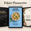 PAKIET Dom & Budżet - Planer Domowy, Kulinarny i Budżetowy (zestaw chłodny) – pakiet planerów cyfrowych, okładka zestawu