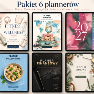 PAKIET Pełnia Życia 2027 – pakiet planerów cyfrowych, okładka zestawu