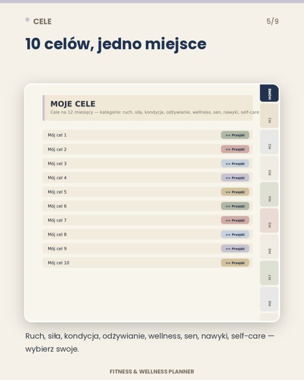 PAKIET Pełnia Życia 2027 – podgląd strony planera 17
