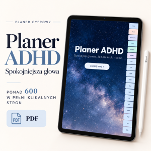Cyfrowy Planer ADHD (wersja pionowa)