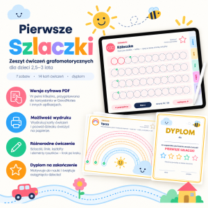 Szlaczki / karta praca 2,5 - 3 lata