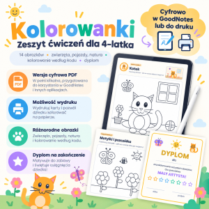 Kolorowanki dla dzieci 4 lata