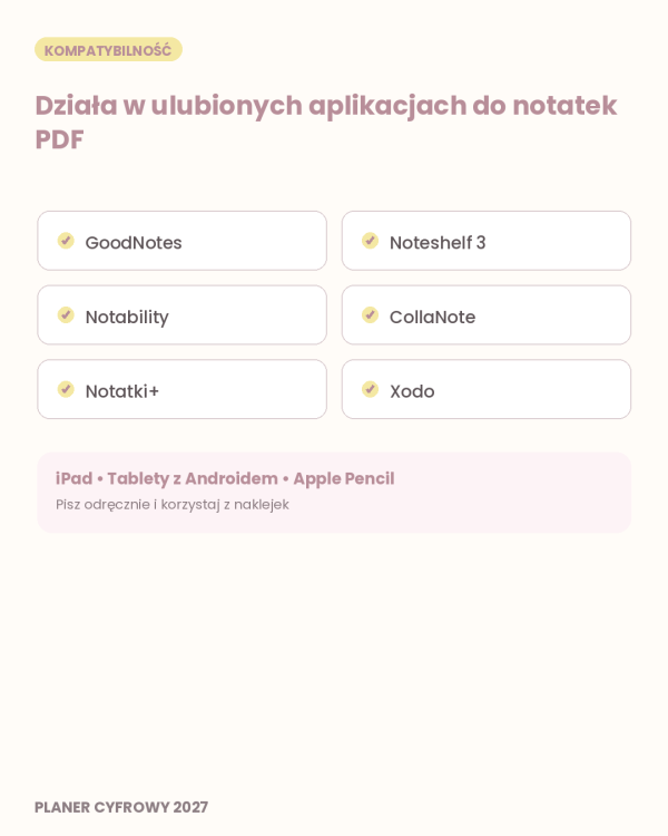 Cyfrowy Kalendarz 2027 / PDF do druku - Codzienna Harmonia – podgląd strony planera 9