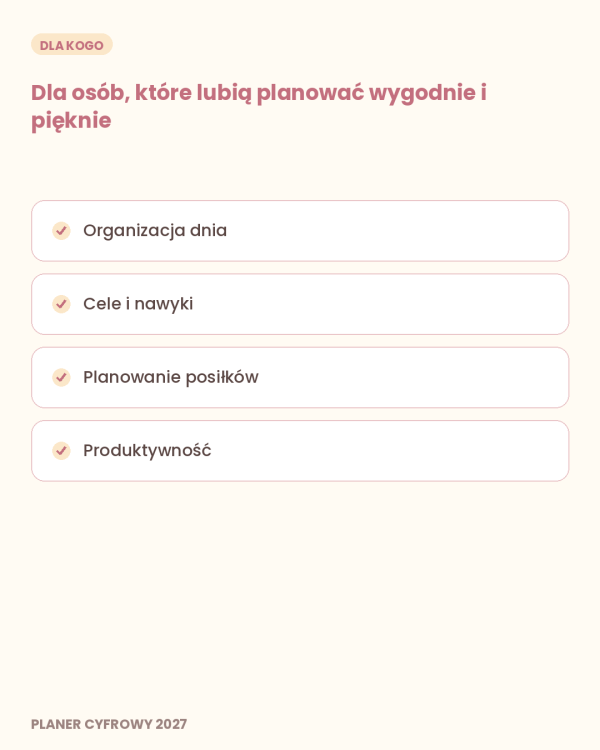 Cyfrowy Kalendarz 2027 / PDF do druku - Rok w Rytmie – podgląd strony planera 3