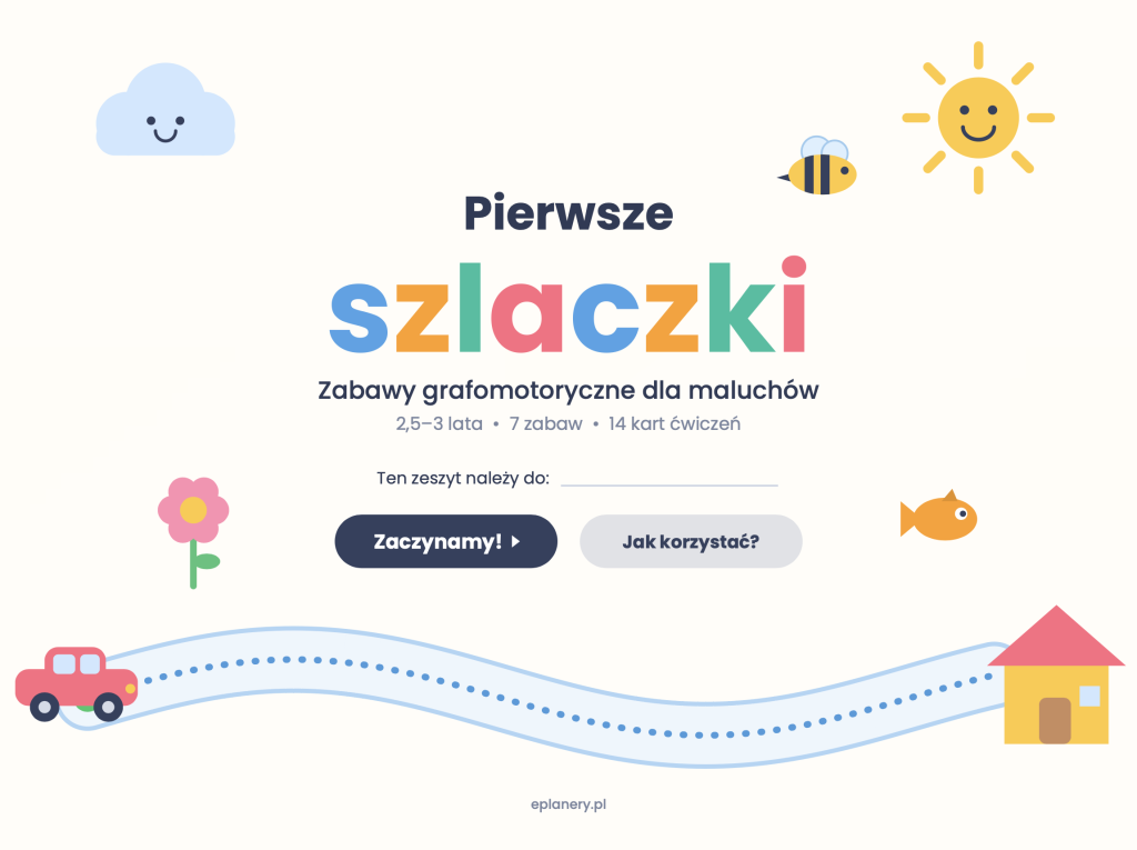 Szlaczki / karta praca 2,5 - 3 lata