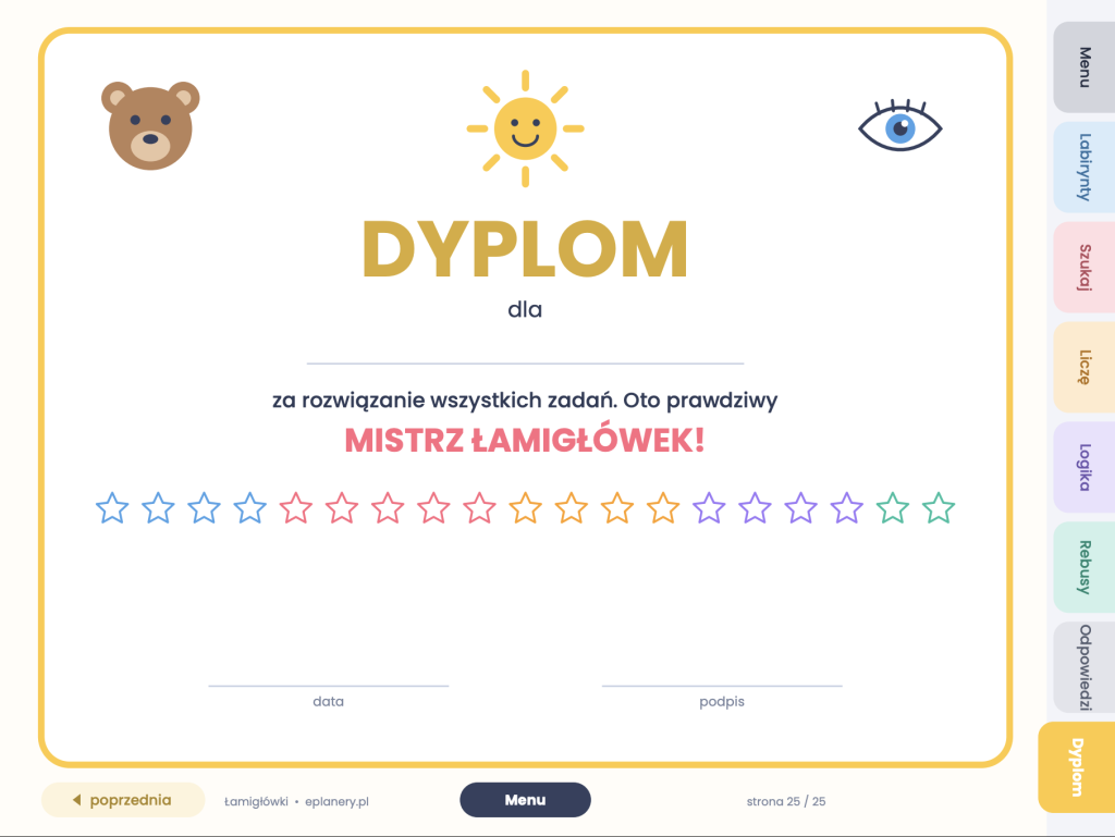 Łamigłówki i rebusy dla dzieci 4–6 lat
