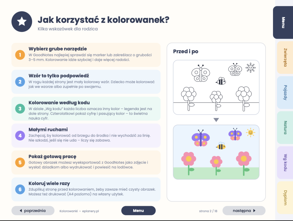 Kolorowanki dla dzieci 4 lata