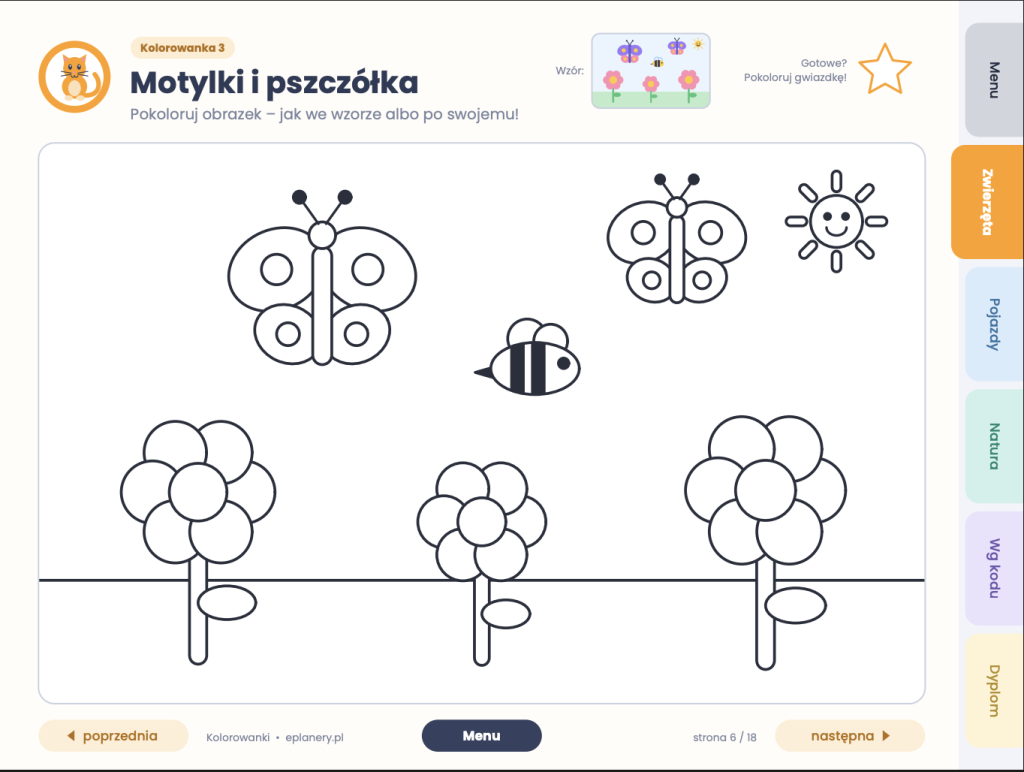 Kolorowanki dla dzieci 4 lata