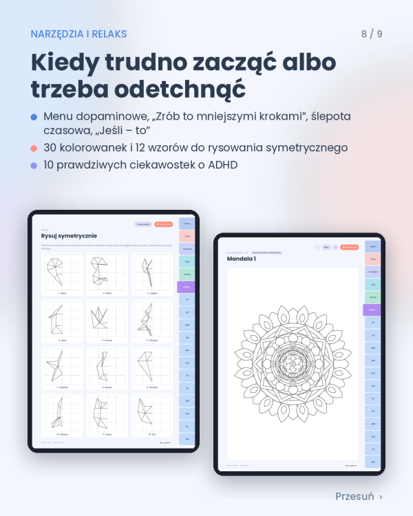 Szlaczki / karta praca 4-6 lat