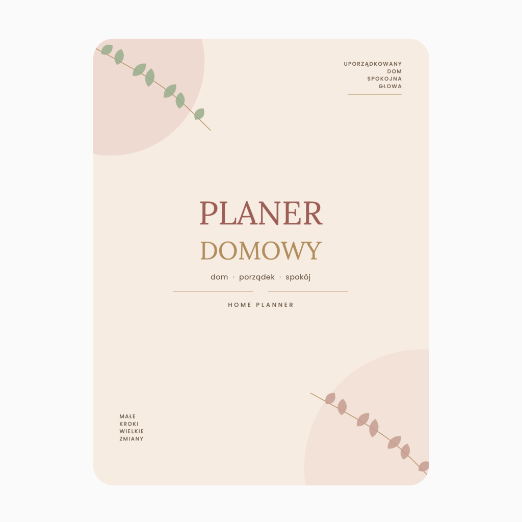Planer Domowy (wersja minimalistyczna)